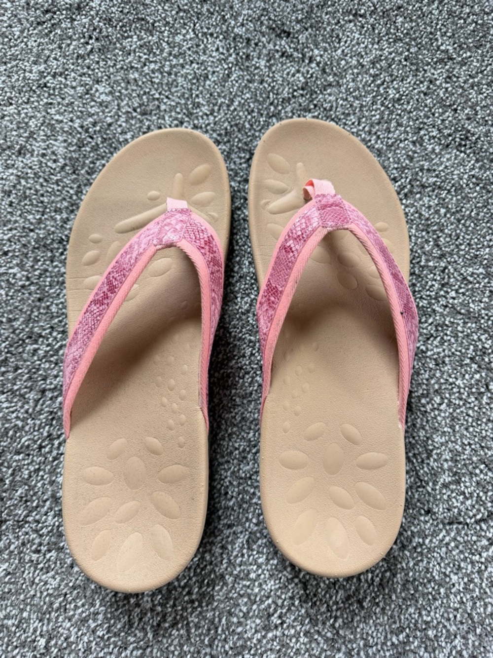 Women's Pink Comfort Flip Flops